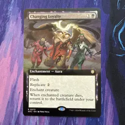 Changing Loyalty MINT Extended Art 73 Strixhaven Commander SOC MTG Rare Unplayed - Image 1