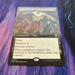 Changing Loyalty MINT Extended Art 73 Strixhaven Commander SOC MTG Rare Unplayed - Image 2