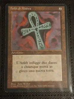 MTG Magic The Gathering / Ankh Di Mishra IV ED. black Border Bordo Nero (LP) - Image 1