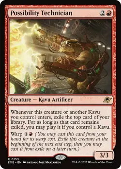 Possibility Technician Light Play, English Magic the Gathering MTG Edge of Etern - Image 1