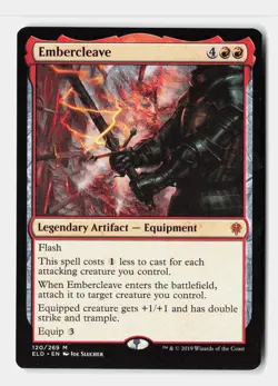 Embercleave 120 Mythic Throne of Eldraine Magic: The Gathering Near Mint - Image 1