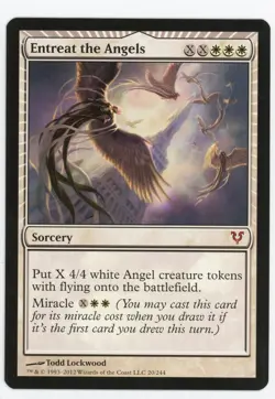 1x Entreat the Angels #20/244 - Avacyn Restored Magic the Gathering MTG - NM - Image 1