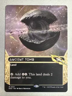 MTG / Ancient Tomb / EOS / #1 / Regular (Borderless) / Mythic / NM - Image 1