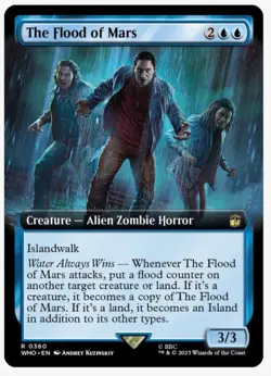 MTG The Flood of Mars (Foil)(Extended Art) #360 Universes Beyond: Doctor Who NM - Image 1