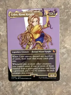 Celes, Rune Knight (Borderless) Commander: Final Fantasy Regular NM - Image 1