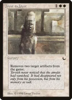 Dust To Dust x1 LP- The Dark -Magic The Gathering MtG - Image 1