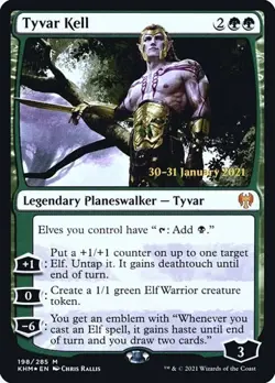 Tyvar Kell - Foil Prerelease Promo Kaldheim LP MTG - Image 1