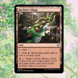 MTG - Rockface Village - BLB Foil Uncommon NM - Image 1