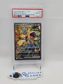 Hop's Zacian EX 196/159 PSA 10 Pokemon Journey Together Holo Foil *CCGHouse* - Image 1