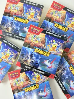 Pokemon x1 Surging Sparks Booster Bundle Box Factory Sealed! 6 Packs! - Image 1