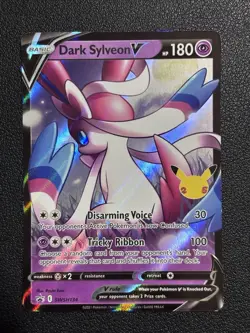 Dark Sylveon V SWSH134 Black Star Promo Full Art Rare Holo Pokemon TCG NM/M - Image 1