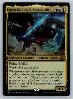 MTG Modern Horizons 3 Foil #178 Arna Kennerud, Skycaptain Mythic Human Knight - Image 1