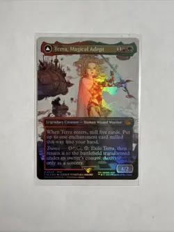 Terra, Magical Adept Foil Mythic #323 Borderless Final Fantasy MTG Pack Fresh - Image 1