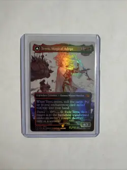 Terra, Magical Adept Foil Mythic #323 Borderless Final Fantasy MTG Pack Fresh - Image 2