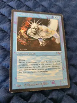 MTG Magic The Gathering - Serendib Djinn - Arabian Nights - Rare - MP - Image 1