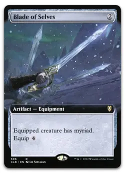 Blade of Selves (Extended Art) #596 (LP) Baldur's Gate CLB Magic MTG - Image 1