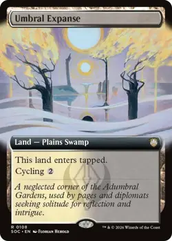 x1 Umbral Expanse - Extended Art R MTG Commander: Secrets of Strixhaven M/NM, En - Image 1