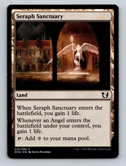 MTG Magic the Gathering Seraph Sanctuary Regular - Image 1