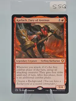 Karlach, Fury of Avernus #186 Commander Legends Battle for Baldur's Gate Regular - Image 1