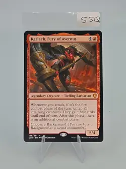 Karlach, Fury of Avernus #186 Commander Legends Battle for Baldur's Gate Regular - Image 2