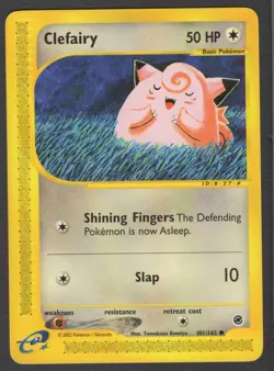 Clefairy 101/165 common LP Pokemon Card HQ Scan - Image 1