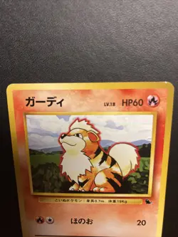 Pokemon Card Japanese - 1999 Intro VHS Squirtle Deck - Growlithe #1 - Image 2