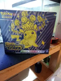Surging Sparks Elite Trainer Box Pokemon New Factory Sealed English Clean Wrap - Image 2
