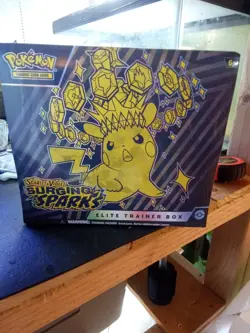 Surging Sparks Elite Trainer Box Pokemon New Factory Sealed English Clean Wrap - Image 3