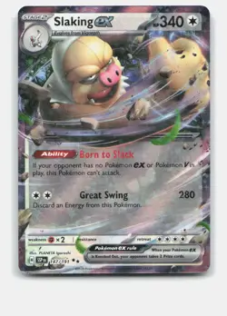 Slaking ex 147/191 Double Rare Surging Sparks Pokemon Near Mint - Image 1