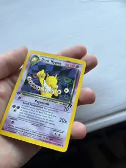 Pokemon Dark Hypno, 9/82 Holo Rare 1st Edition, Team Rocket, Heavy Play - Image 3