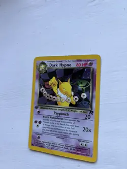 Pokemon Dark Hypno, 9/82 Holo Rare 1st Edition, Team Rocket, Heavy Play - Image 4