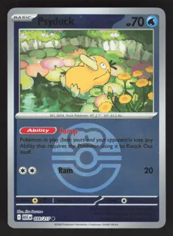 Psyduck 039/217 Love Ball Pokemon TCG ME: Ascended Heroes NM - Image 1
