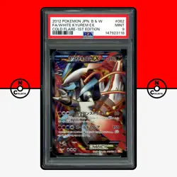 Pokemon PSA 9 White Kyurem EX 062/059 BW6 Cold Flare 1st Ed Full Art Japanese - Image 1