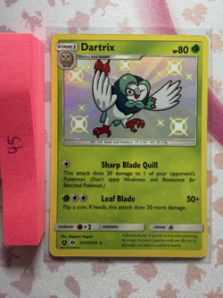 Pokemon TCG Dartrix Baby Shiny SV3/SV94 Rare Holo NM - Image 1