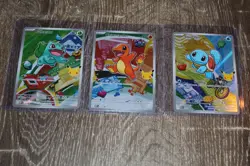 Pokemon First Partner Illustration Collection Series 1 Kanto Gen 1 #37, 38, 39 - Image 1