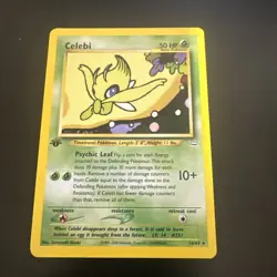 Celebi - 1st Edition - 16/64 Neo Revelation - WOTC - Pokemon TCG - 2000 NM - Image 1