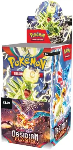 Pokemon TCG | Obsidian Flames | Half Booster Box | 18 Packs - Image 1