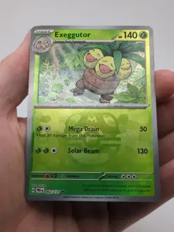 Exeggutor (Master Ball Pattern) 002/131 Sv: Prismatic Evolutions Holo Pokemon NM - Image 1