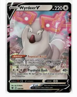 Pokemon TCG Wyrdeer V Astral Radiance 134/189 Holo Ultra Rare - Image 1