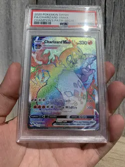PSA 10 GEM MINT - Pokemon Charizard VMAX 074/073 Secret Rare 2020 Champions Path - Image 2