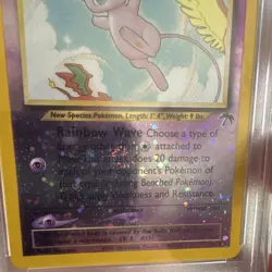 ((Swirls) Pokemon TCG Mew Southern Islands #1 Holo Promo PSA 6 2001 English - Image 4