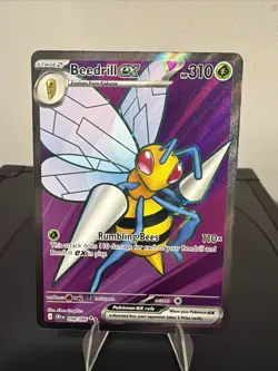 Pokemon TCG Beedrill EX Full Art Chaos Rising English 098/086 NM - Image 1
