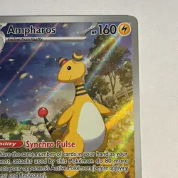 Pokemon TCG Ampharos #90/86 Holo Rare Chaos Rising Illistration Rare - Image 3