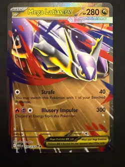 Mega Latias ex Double Rare ME01: Mega Evolution 100/132 NM Pokemon TCG - Image 1