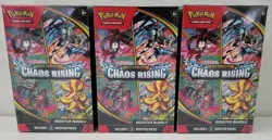 Pokemon Chaos Rising Booster Bundle LOT of 3 Sealed - IN Hand - Image 1