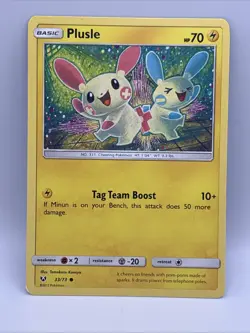 Pokemon - Shining Legends - Plusle - 33/73 - Image 1