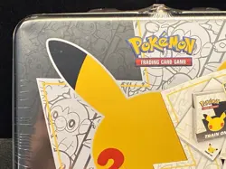 Pokemon 25th Anniversary Celebrations Treasure Chest Lunchbox Tin Sword & Shield - Image 3