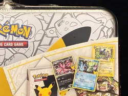 Pokemon 25th Anniversary Celebrations Treasure Chest Lunchbox Tin Sword & Shield - Image 5