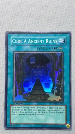 Code A Ancient Ruins 1st Edition Super Rare Crimson Crisis CRMS-EN088 LP - Image 1