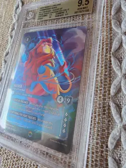 Disney Lorcana 2024 en 5-SHIMMERING Skies Mufasa Ruler of Pride Rock Beckett 9.5 - Image 3